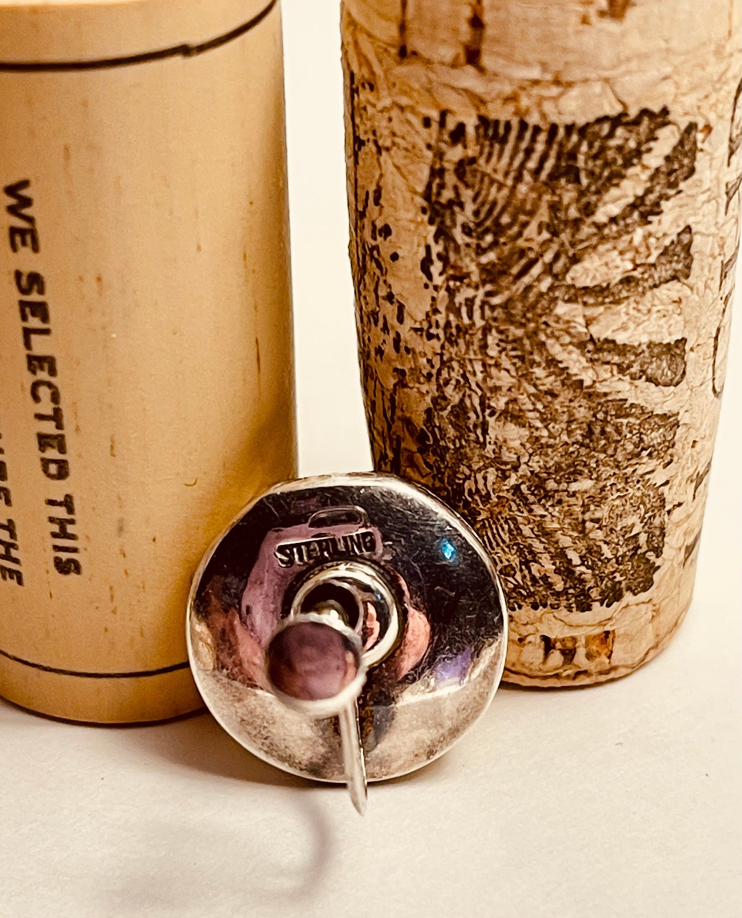 Vintage Sterling Silver Dome Hinged Perfume Screw Back Earrings