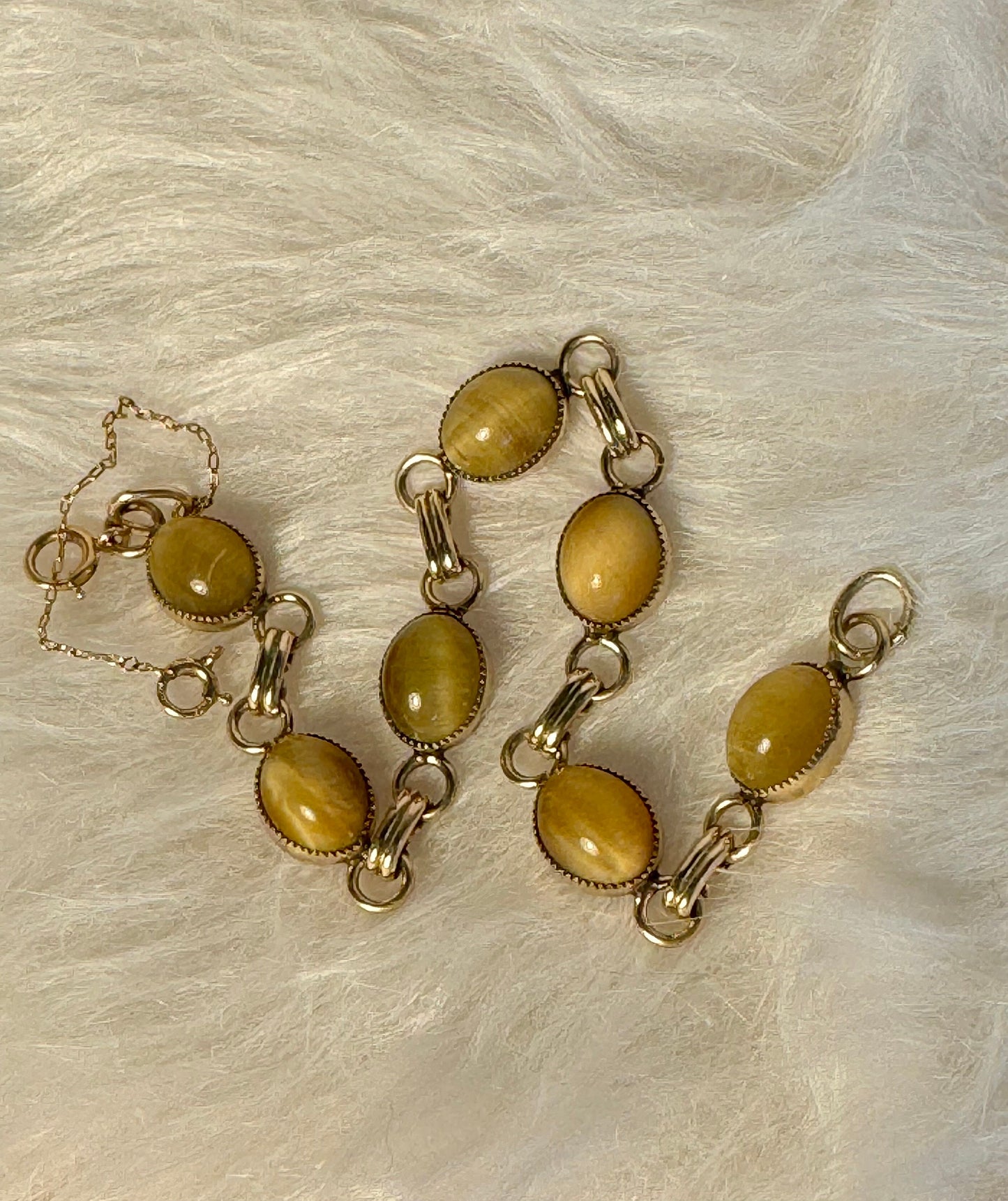 Vintage Chocolate Moonstone Bracelet