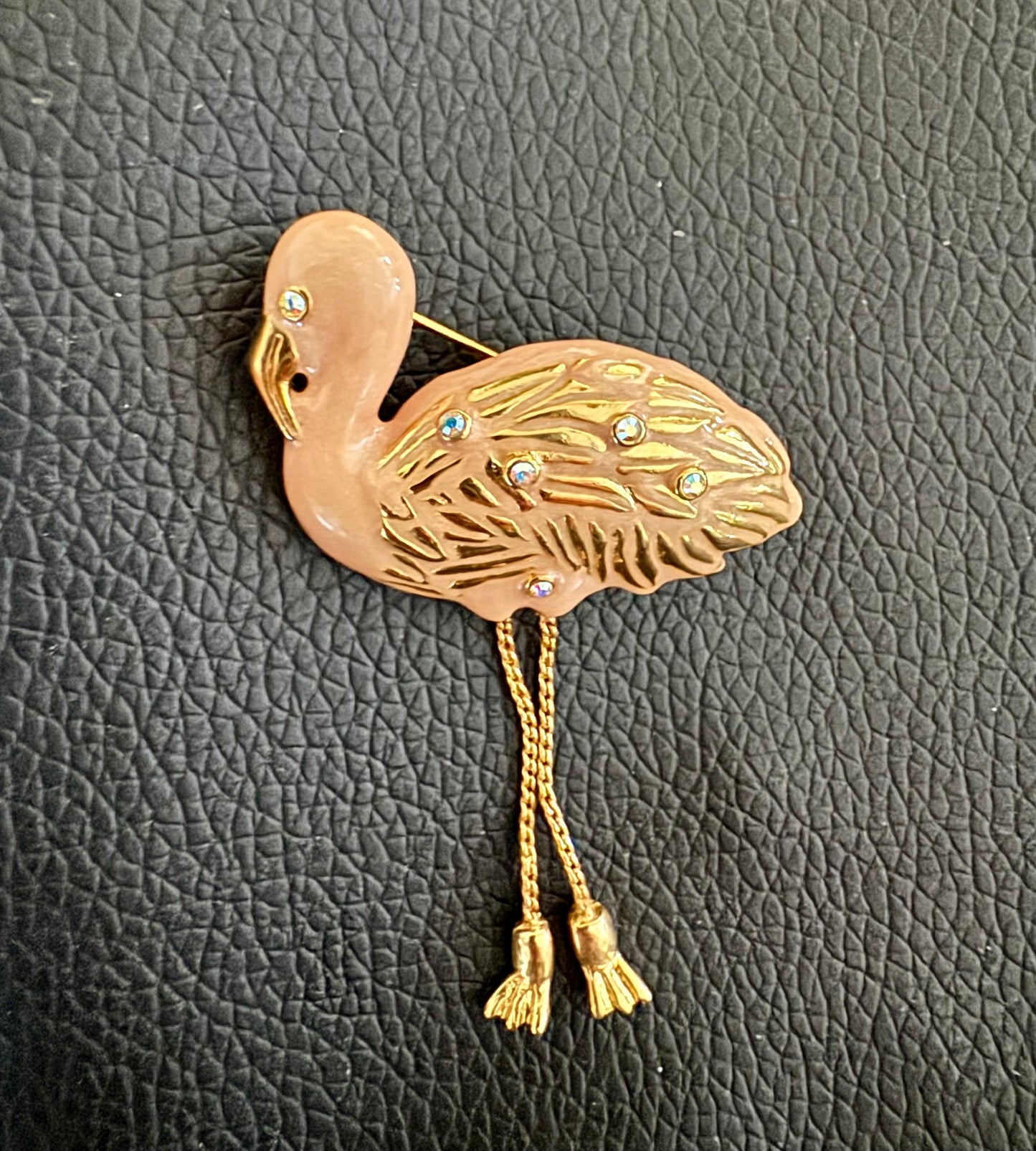 Vintage Danecraft Flamingo Pin