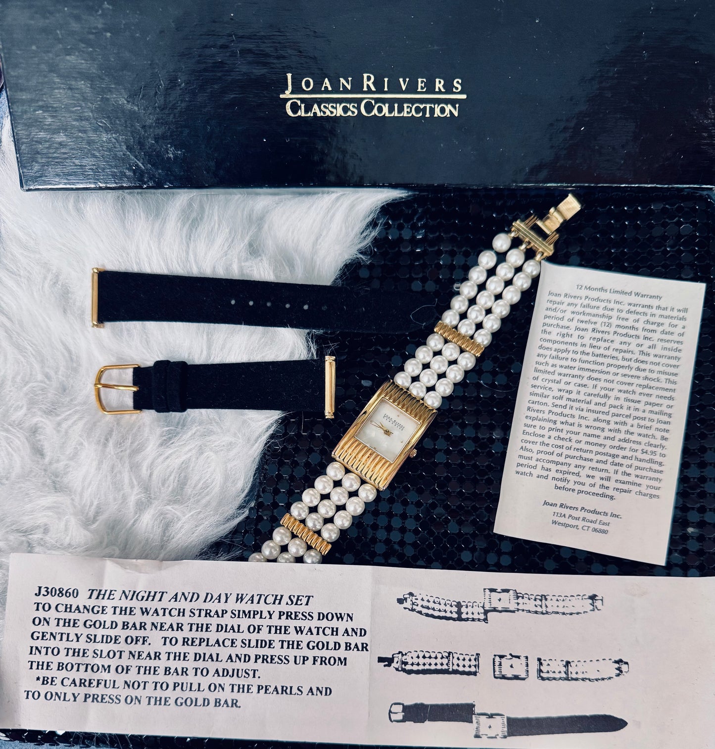 Joan Rivers "Night and Day" watch set